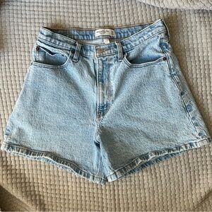 Abercrombie and Fitch high rise dad shorts curve love size 10/30